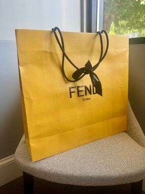 Authentic Fendi Roma Empty Large Luxury Gift Bag